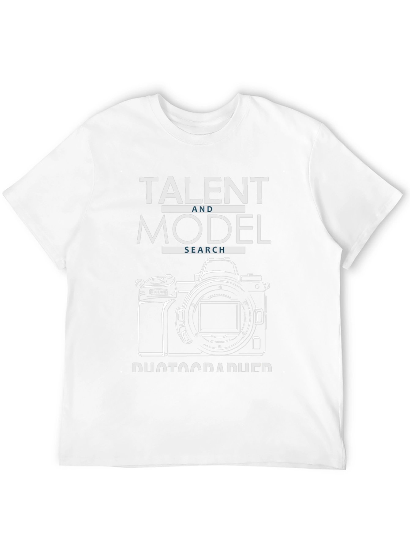 Talent & Model Search Photographer T-Shirt