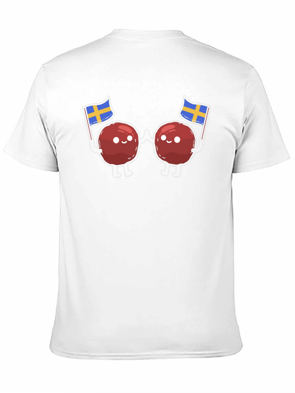 Swedish Meatballs T-Shirt - Sweden Flag Design