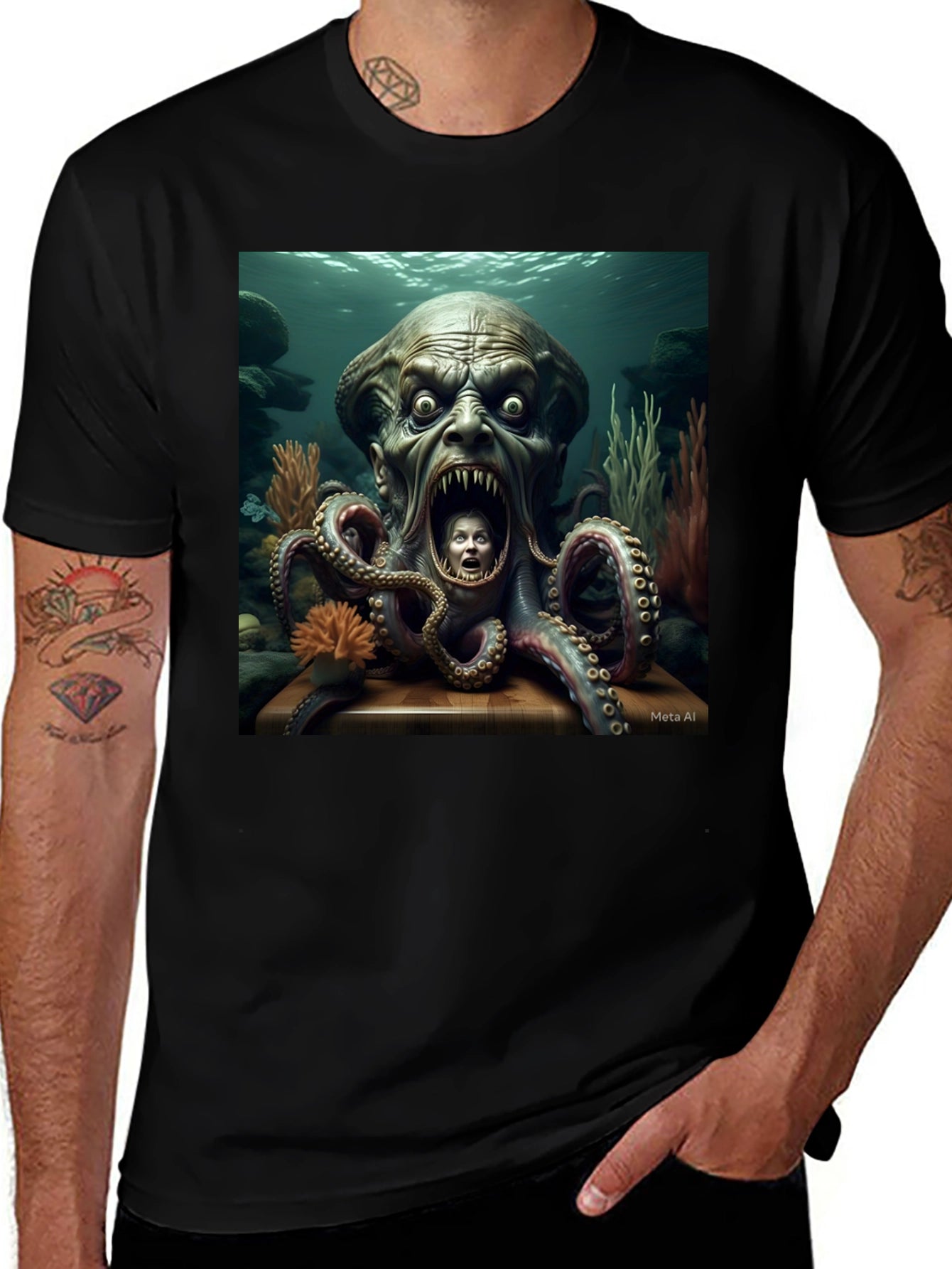 Octopus Face T-Shirt