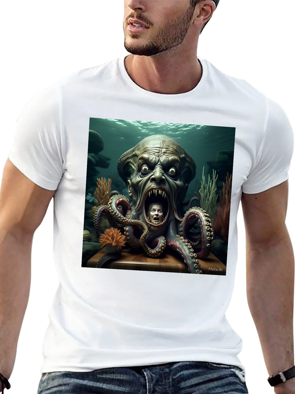 Octopus Face T-Shirt