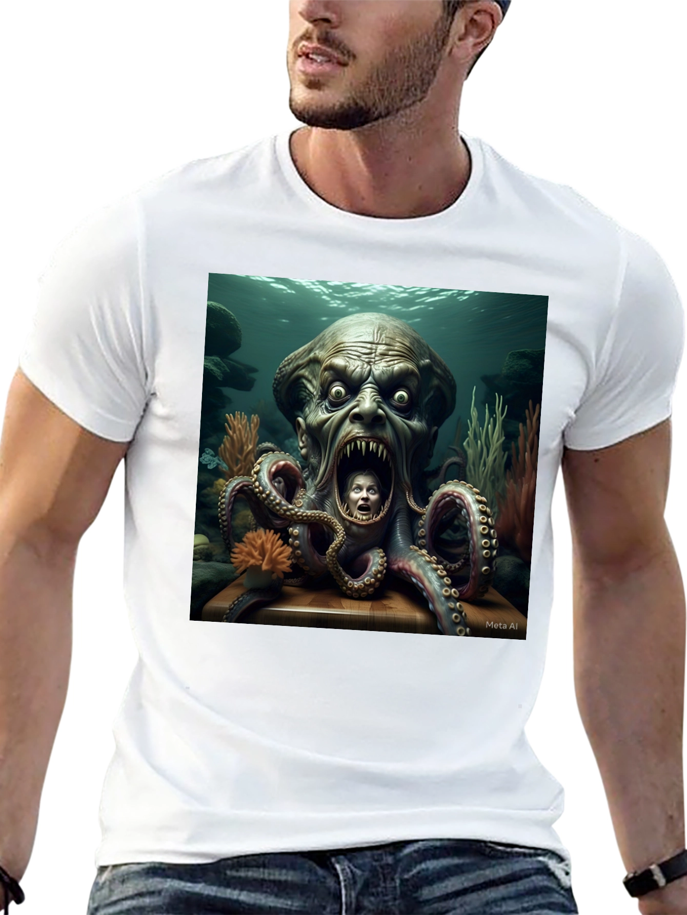 Octopus Face T-Shirt