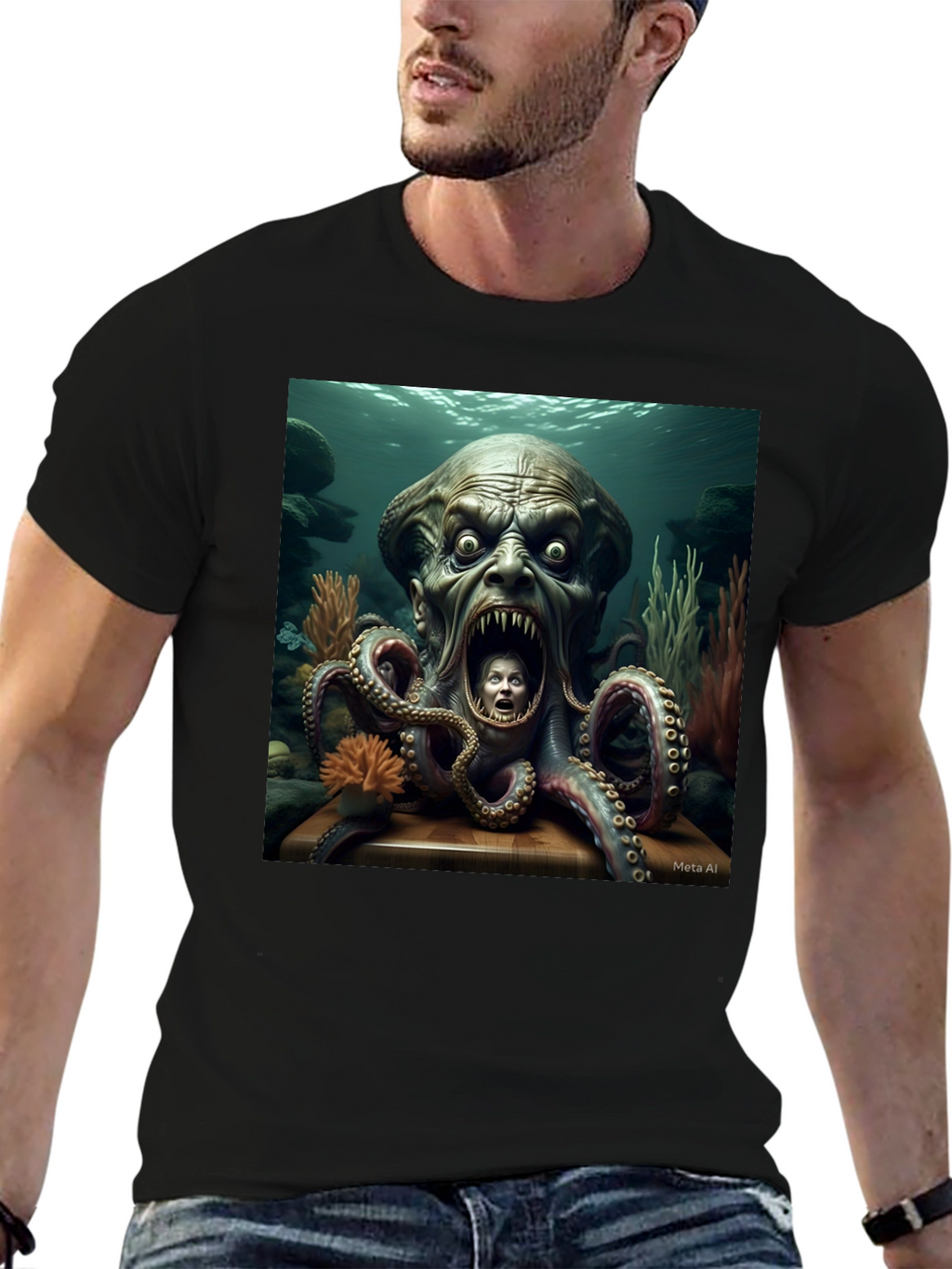 Octopus Face T-Shirt