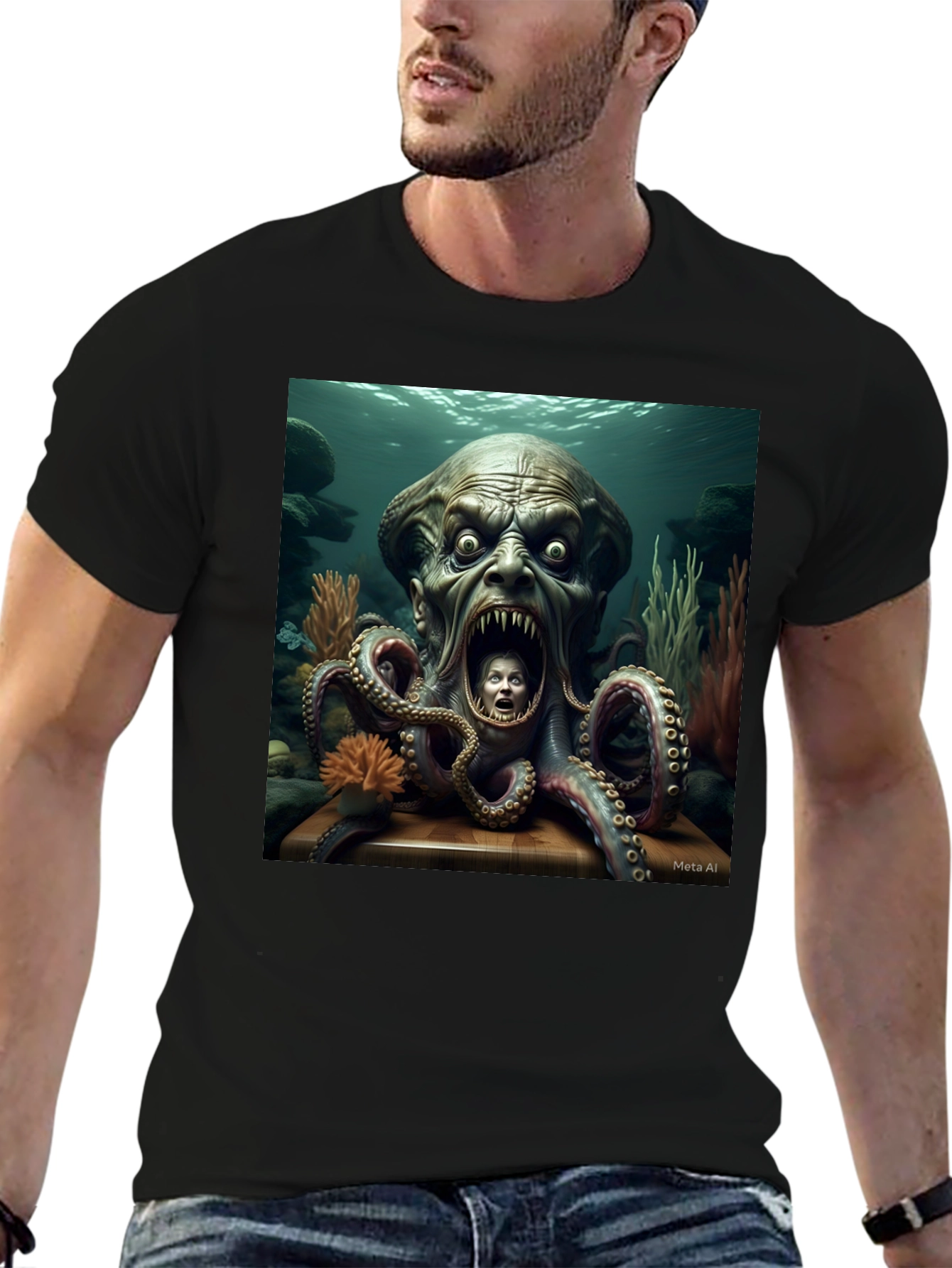 Octopus Face T-Shirt
