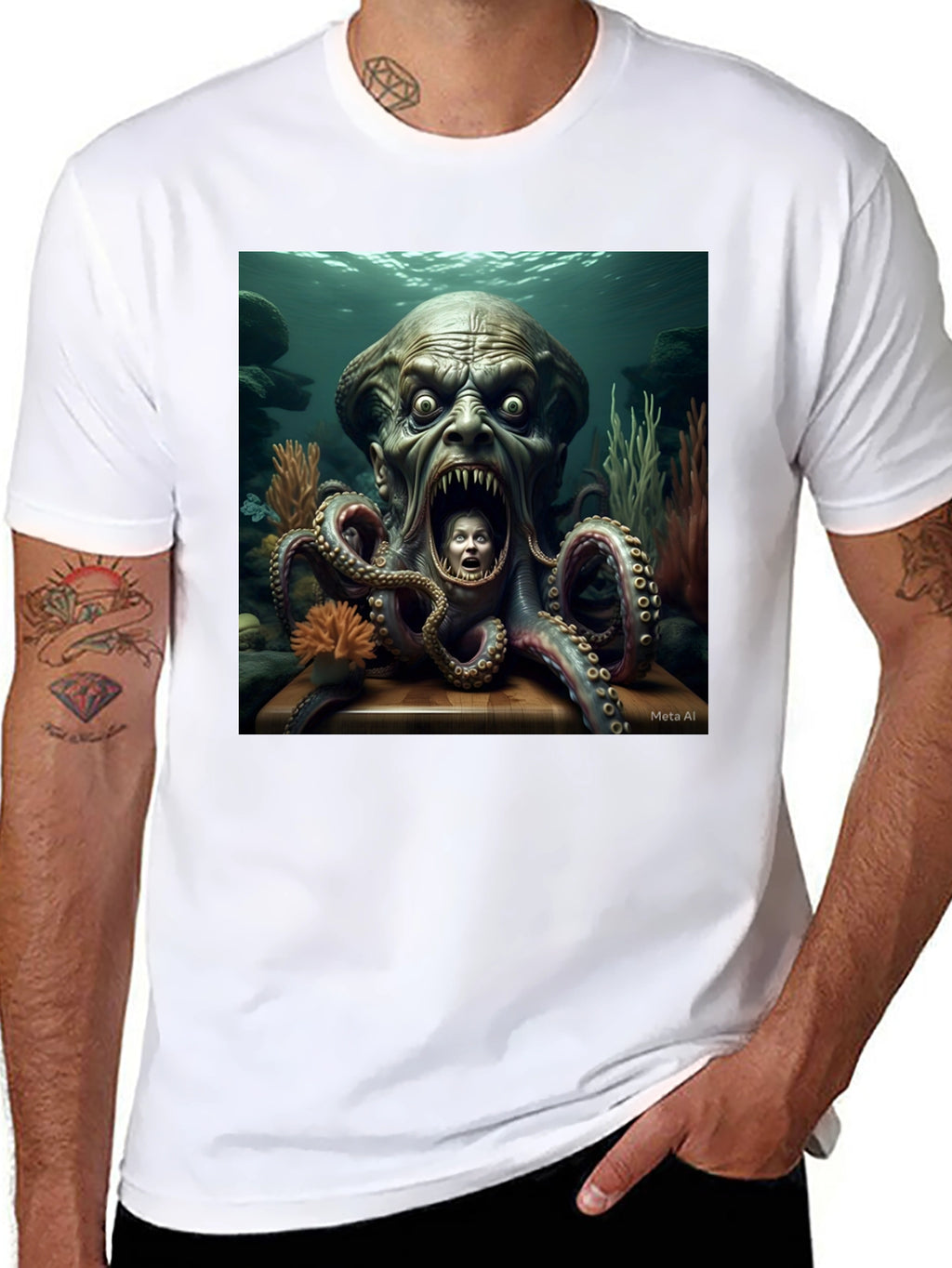 Octopus Face T-Shirt