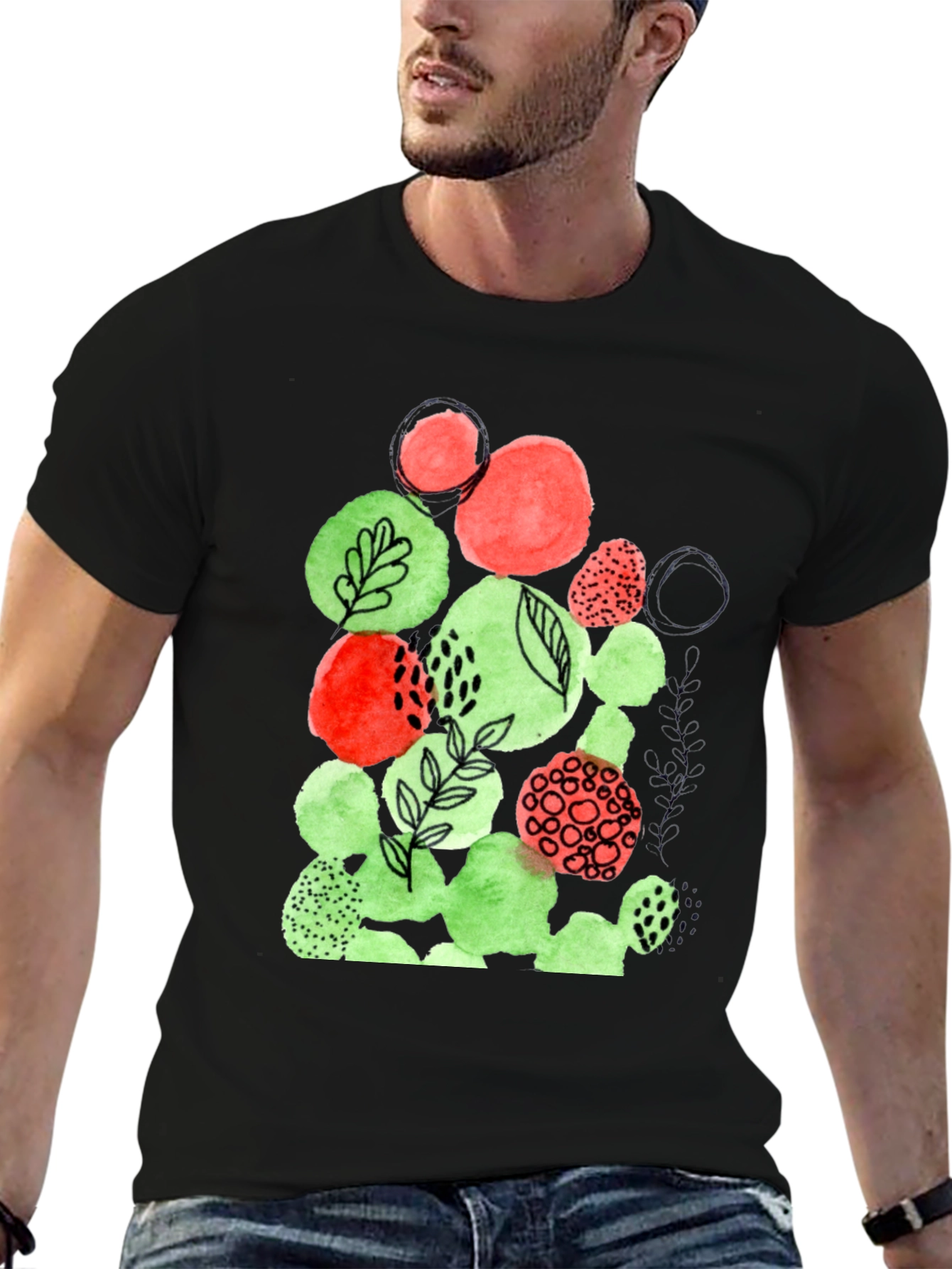 Abstract Art Graphic Tee - Modern Comfort