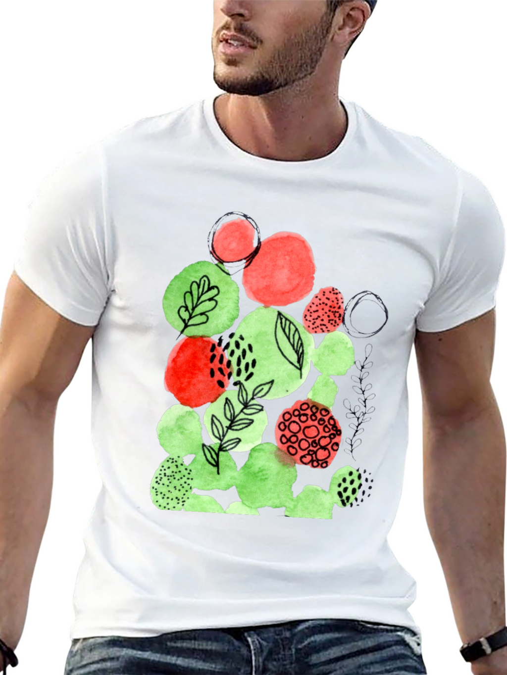 Abstract Art Graphic Tee - Modern Comfort