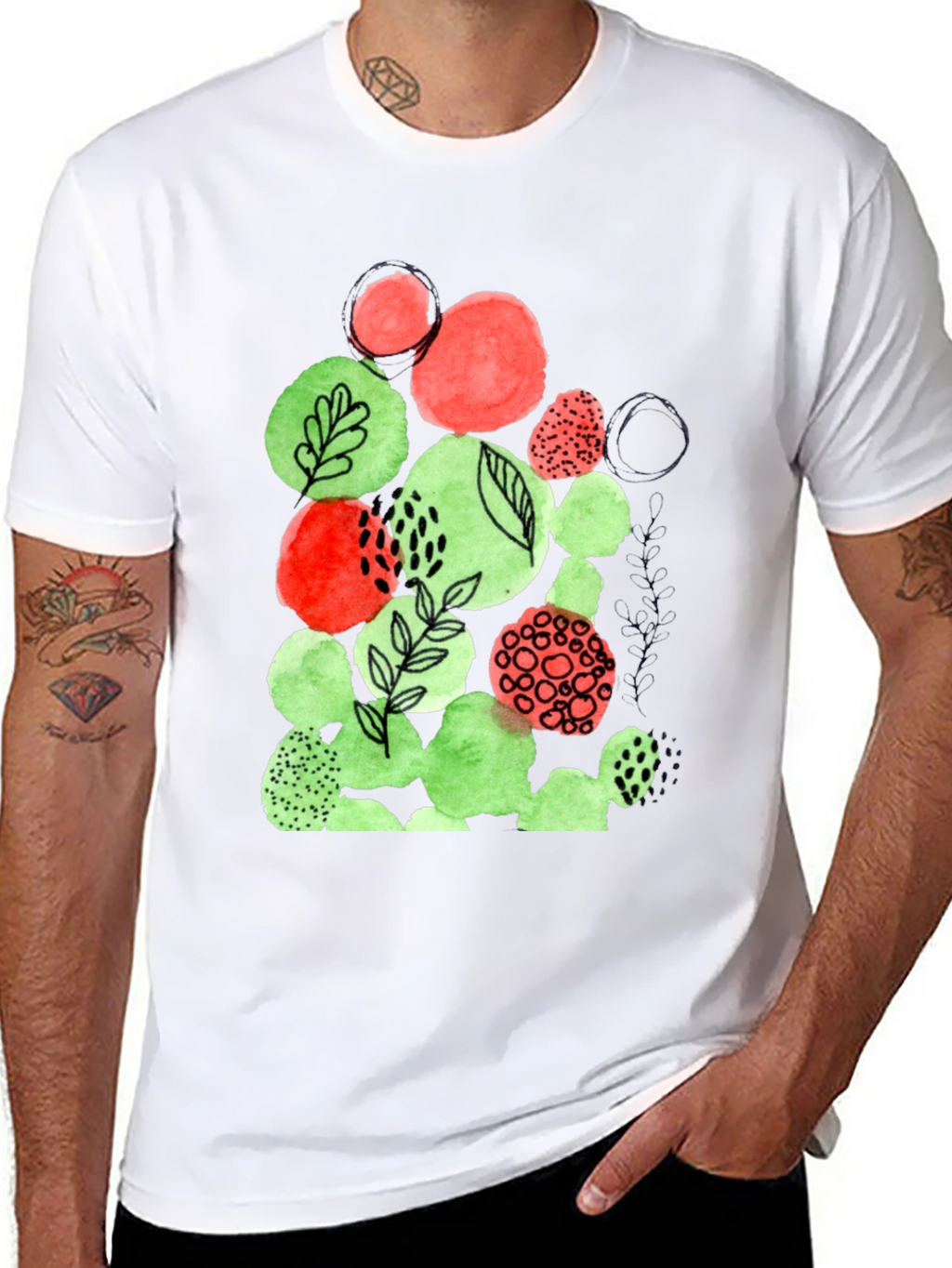 Abstract Art Graphic Tee - Modern Comfort