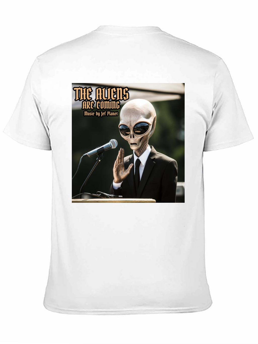 The Aliens Are Coming T-Shirt - Jef Planet Music