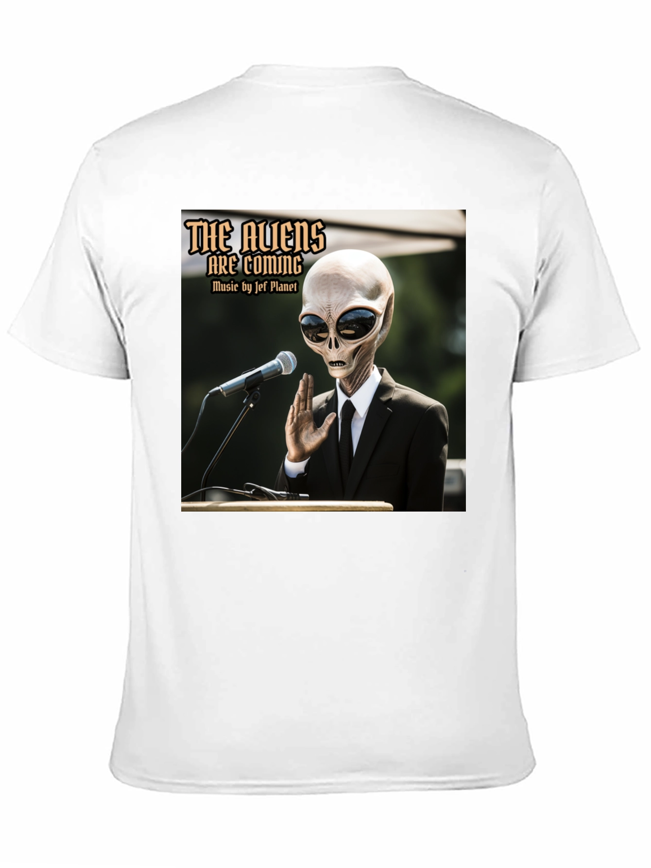 The Aliens Are Coming T-Shirt - Jef Planet Music
