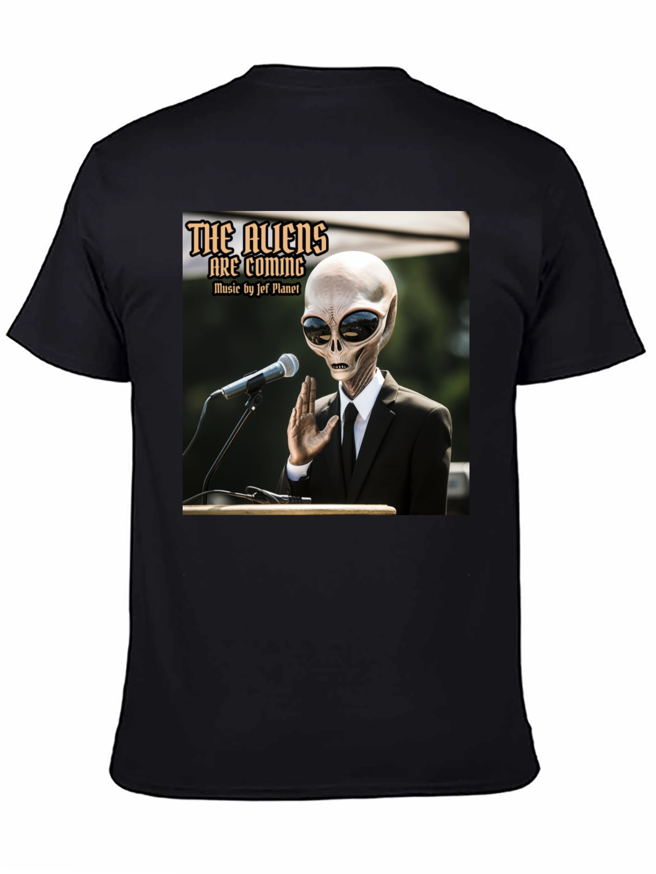The Aliens Are Coming T-Shirt - Jef Planet Music