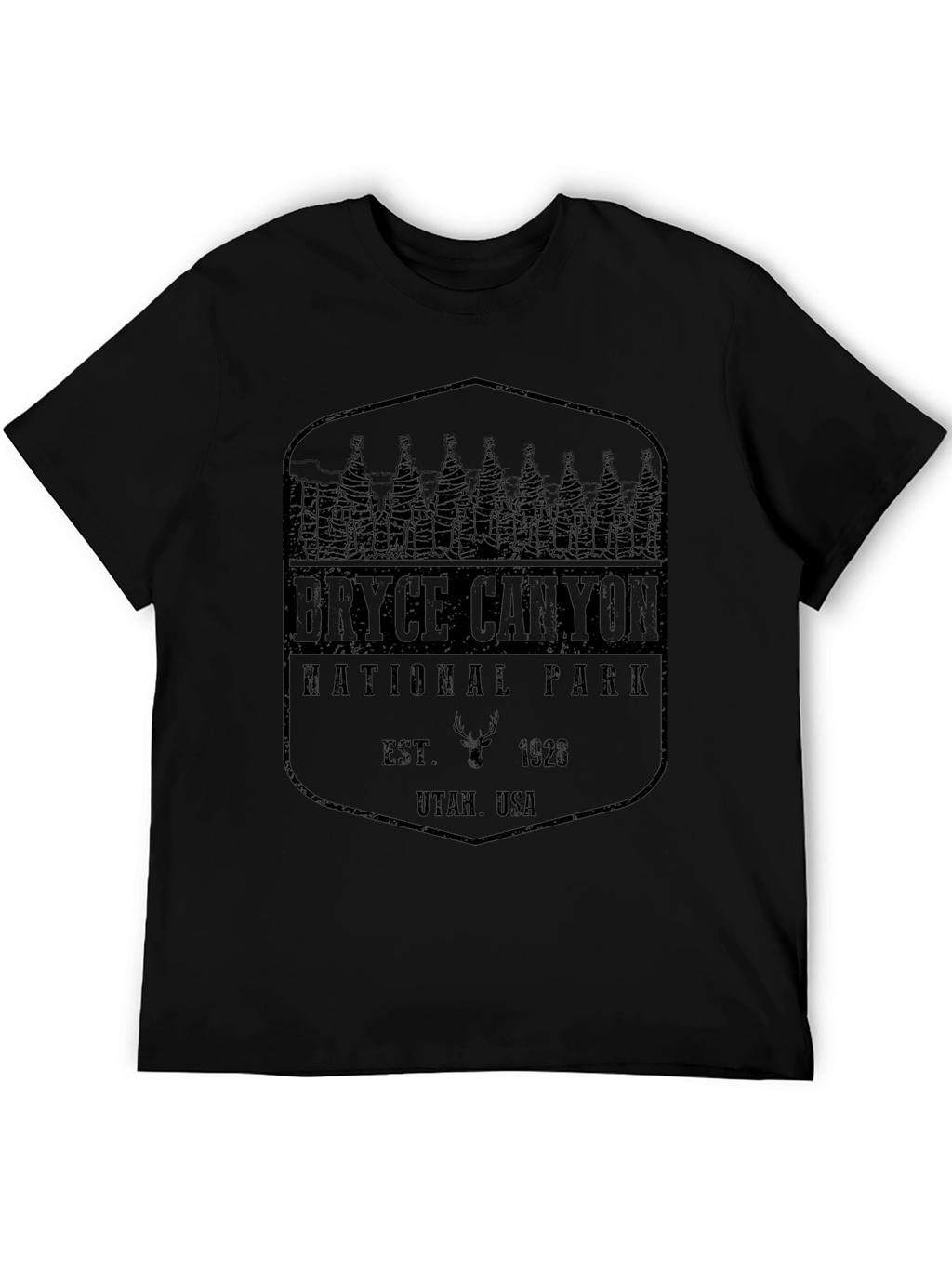 Bryce Canyon National Park Black Graphic T-Shirt