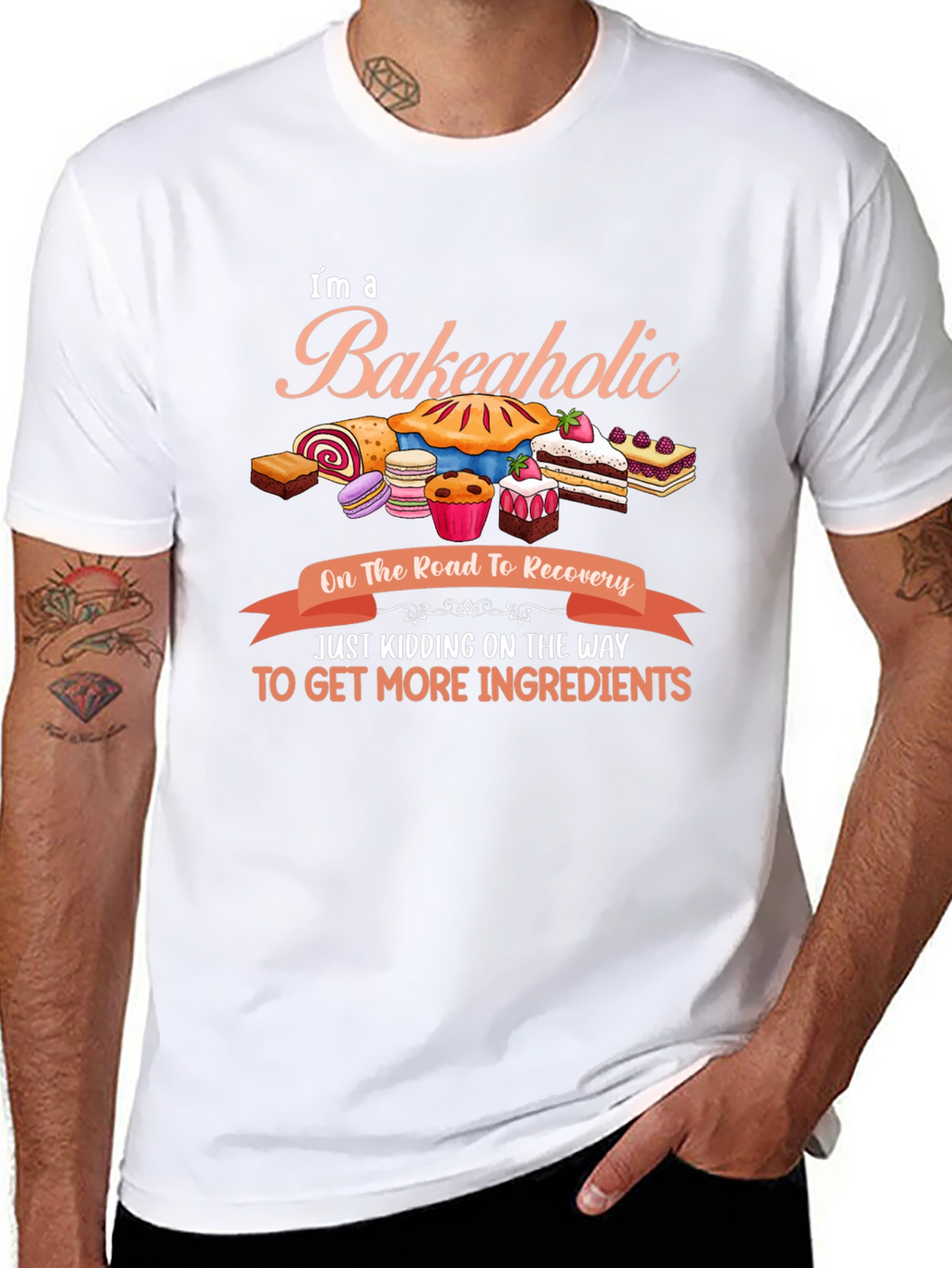 Bakeaholic T-Shirt: Baking Lover Gift