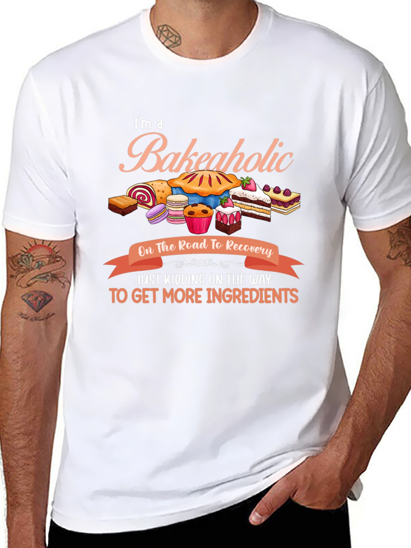 Bakeaholic T-Shirt: Baking Lover Gift