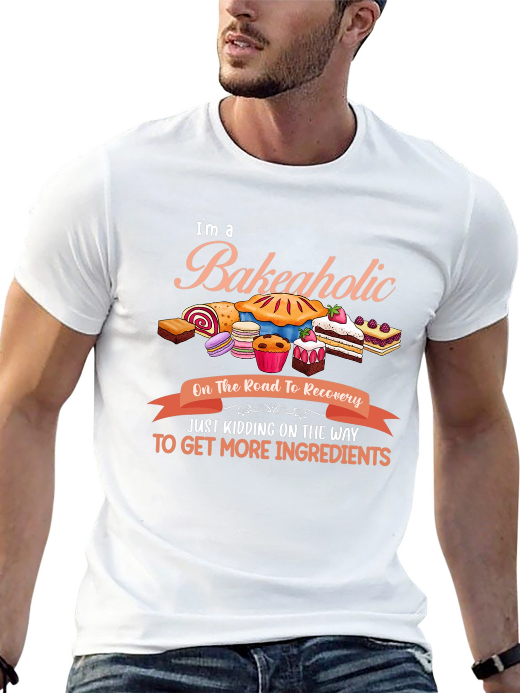 Bakeaholic T-Shirt: Baking Lover Gift