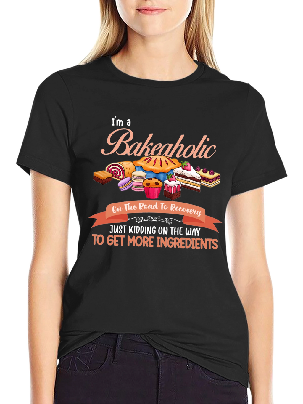 Bakeaholic T-Shirt: Baking Lover Gift