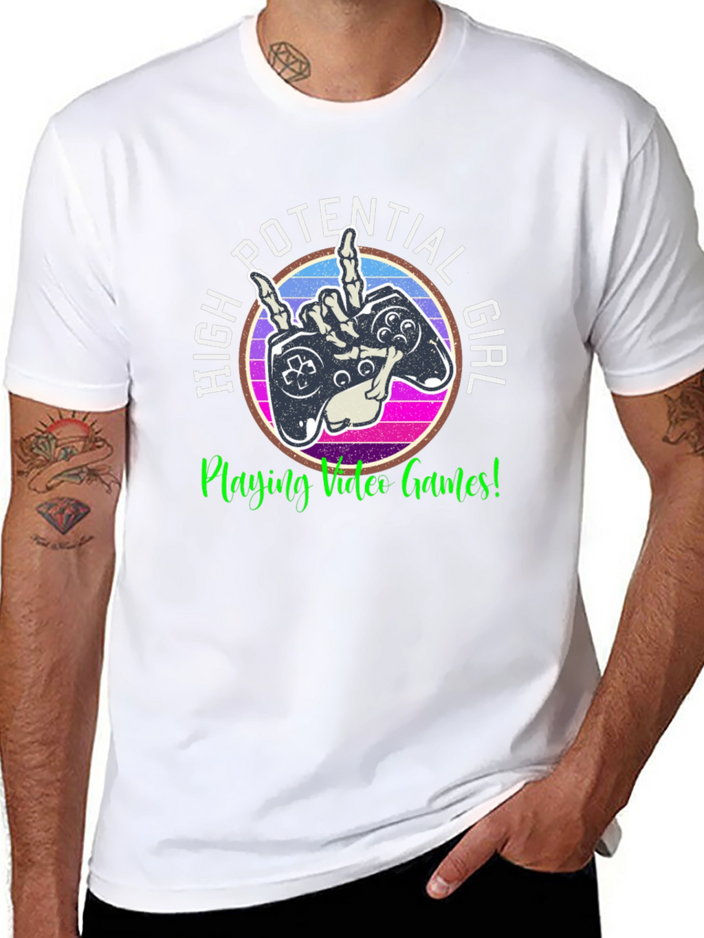 High Potential Girl Video Gamer T-Shirt