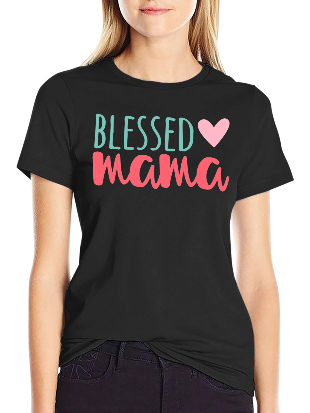 Blessed Mama T-Shirt - Cute Mothers Day Gift