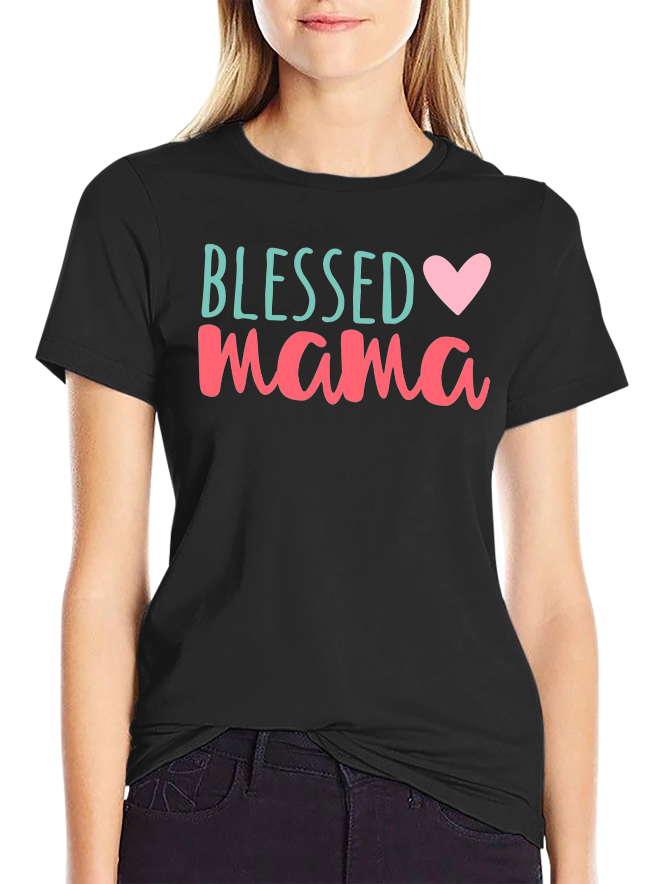 Blessed Mama T-Shirt - Cute Mothers Day Gift
