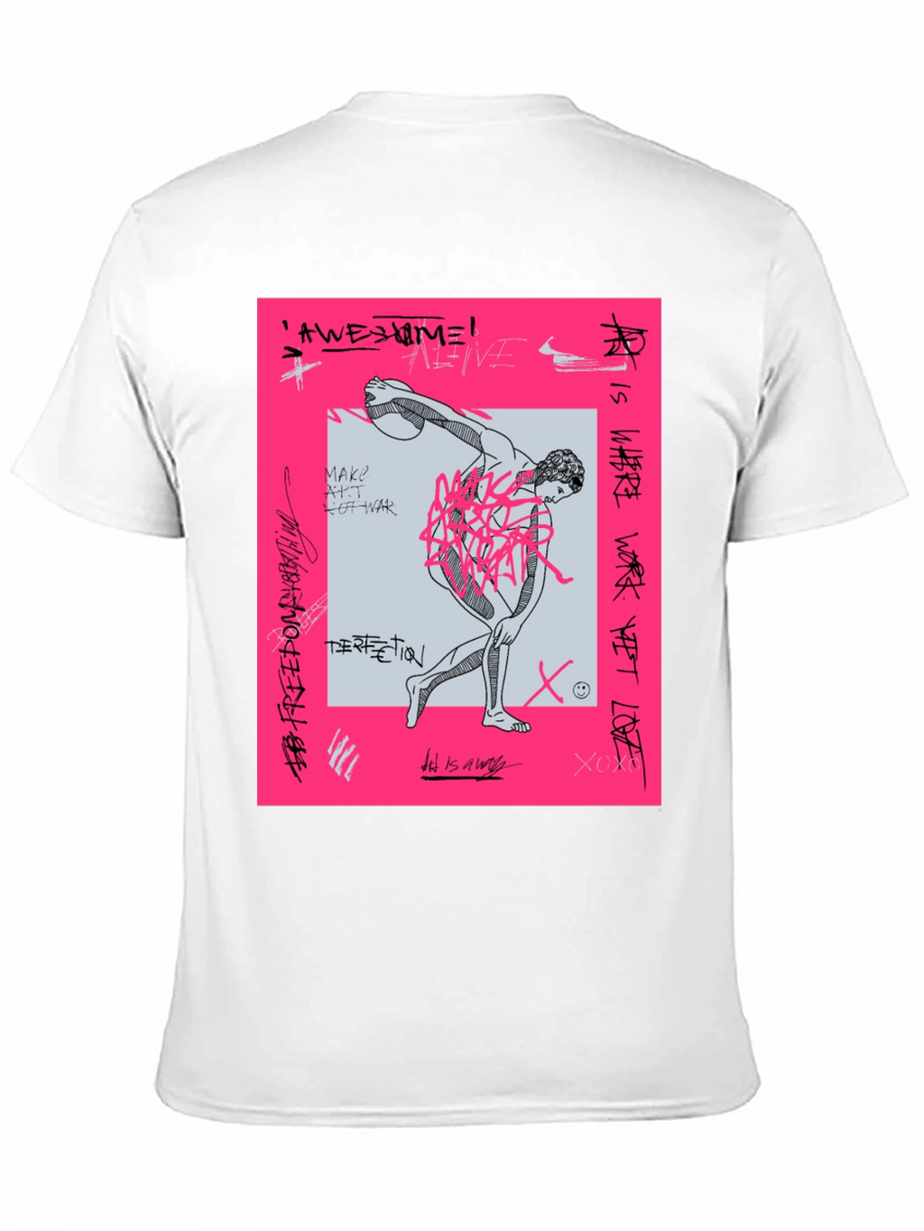 Edgy Graphic Print Tee - Streetwear Fashion