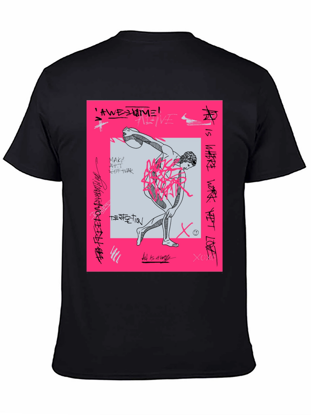 Edgy Graphic Print Tee - Streetwear Fashion
