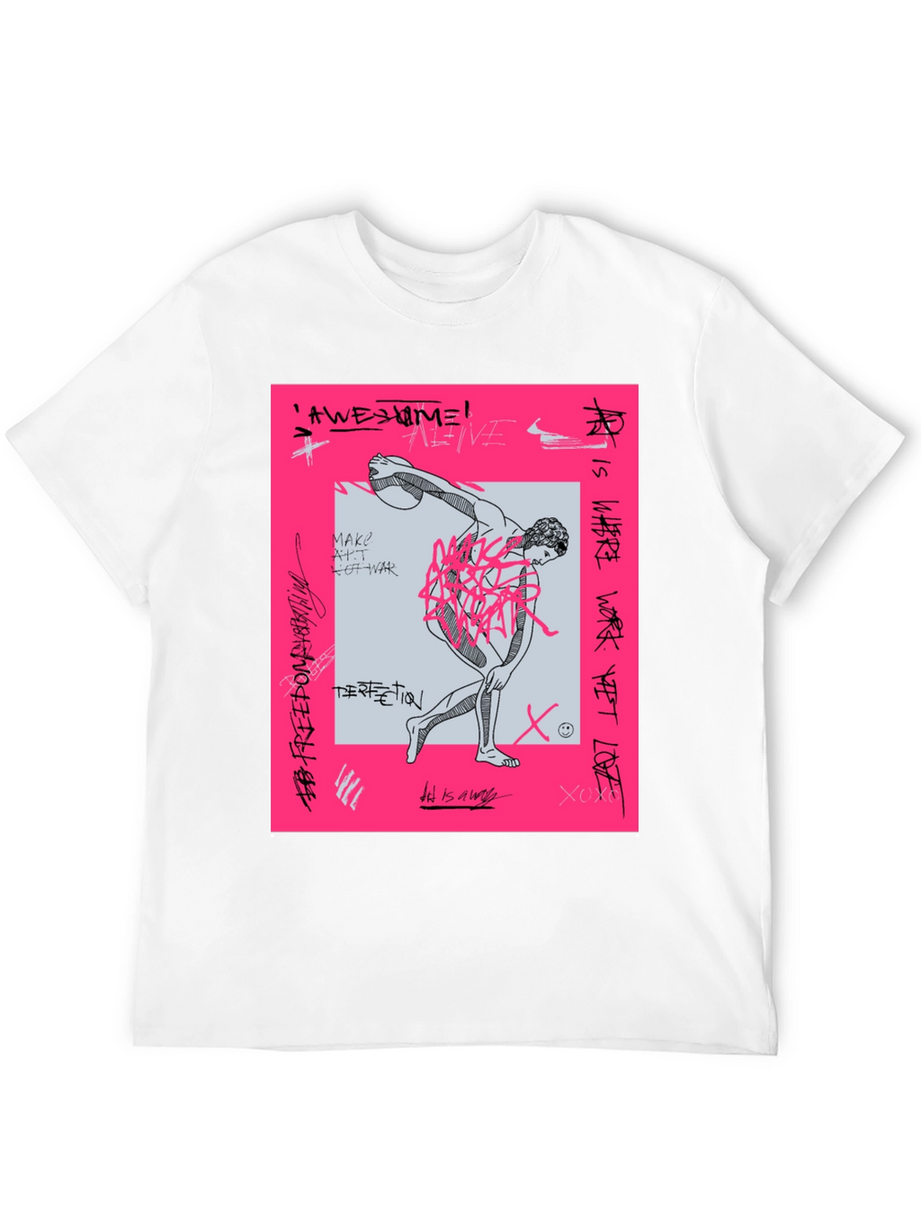 Edgy Graphic Print Tee - Streetwear Fashion