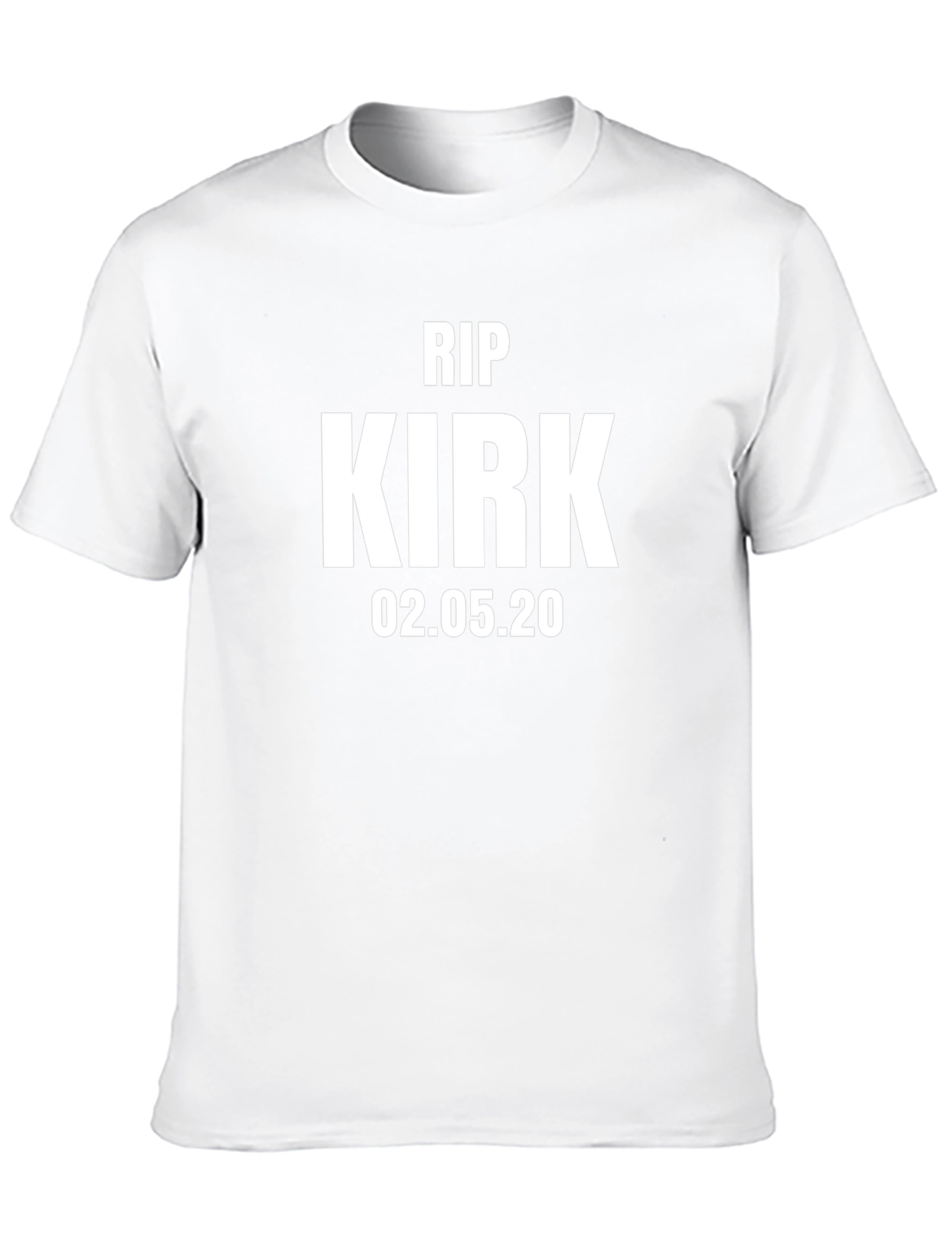 RIP Kirk T-Shirt - Memorial Black Tee