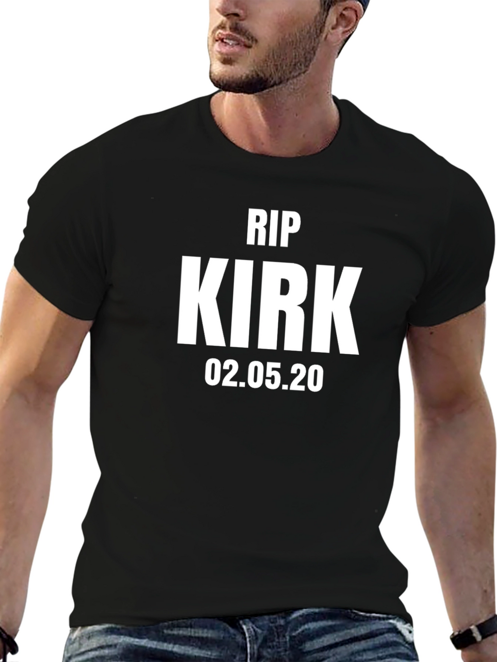 RIP Kirk T-Shirt - Memorial Black Tee