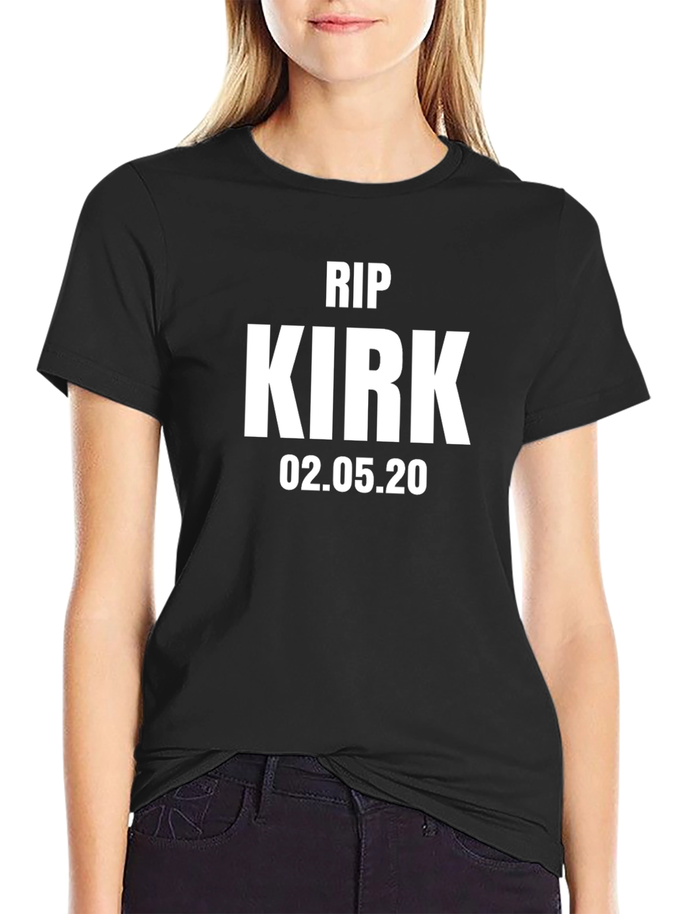 RIP Kirk T-Shirt - Memorial Black Tee