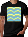 Geometric Chevron Tee - Modern Style