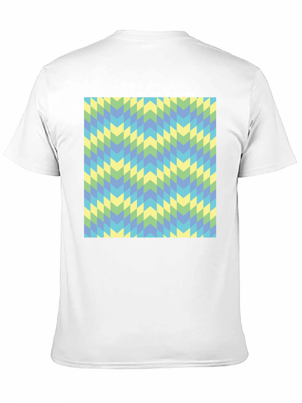 Geometric Chevron Tee - Modern Style