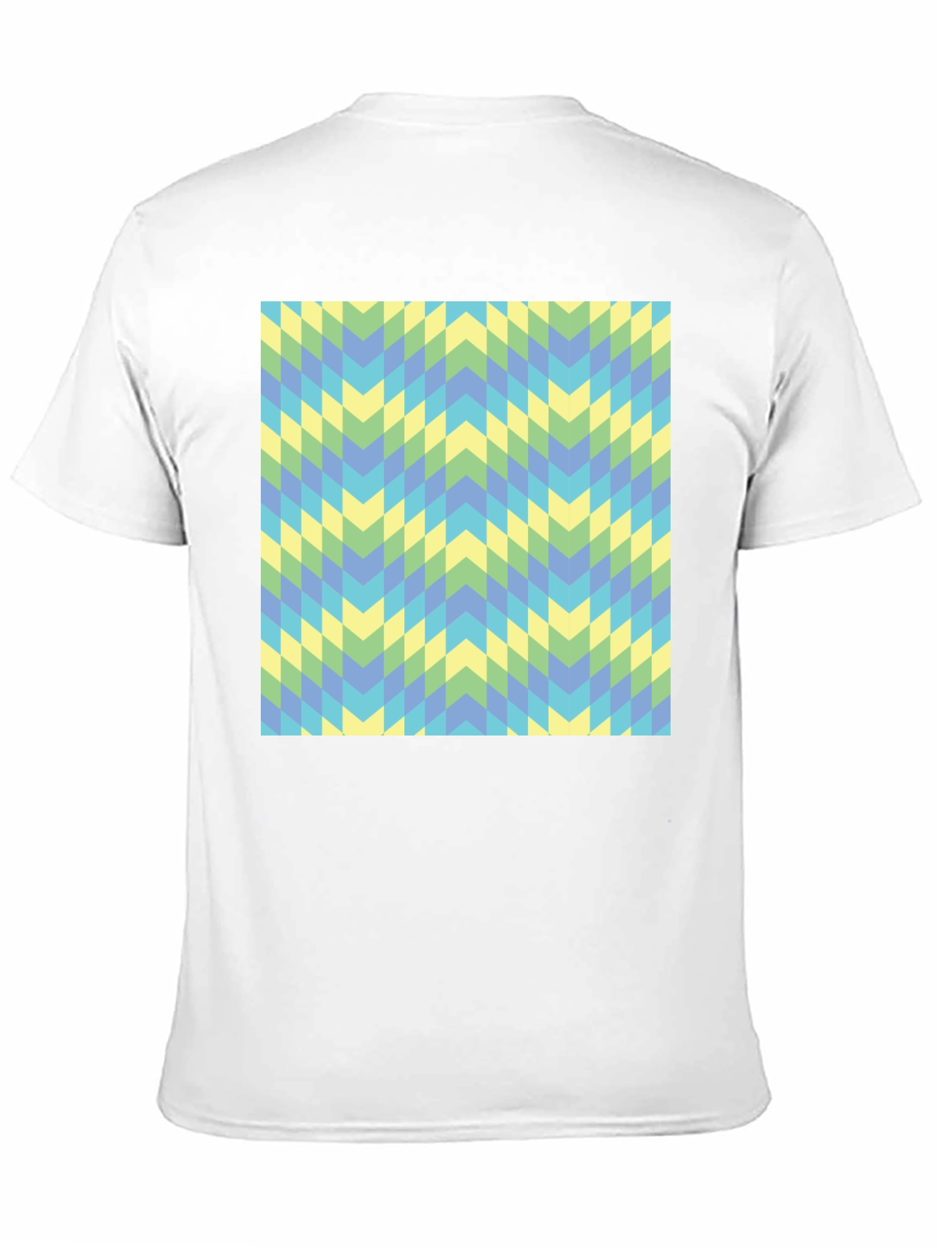 Geometric Chevron Tee - Modern Style