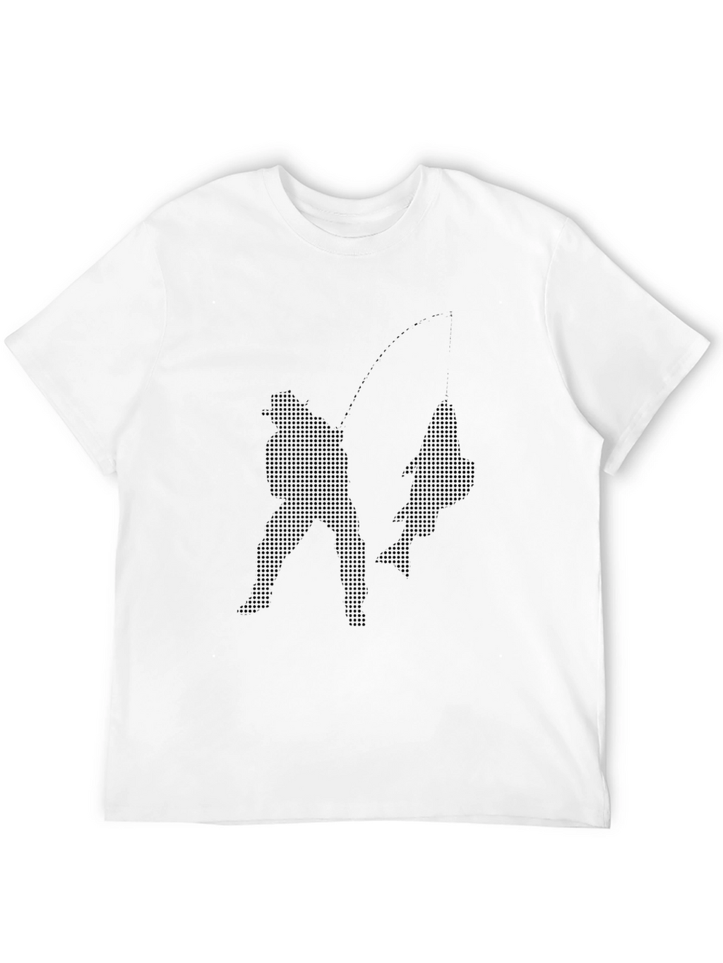 Fishing Graphic Tee - Anglers Catch Black T-Shirt