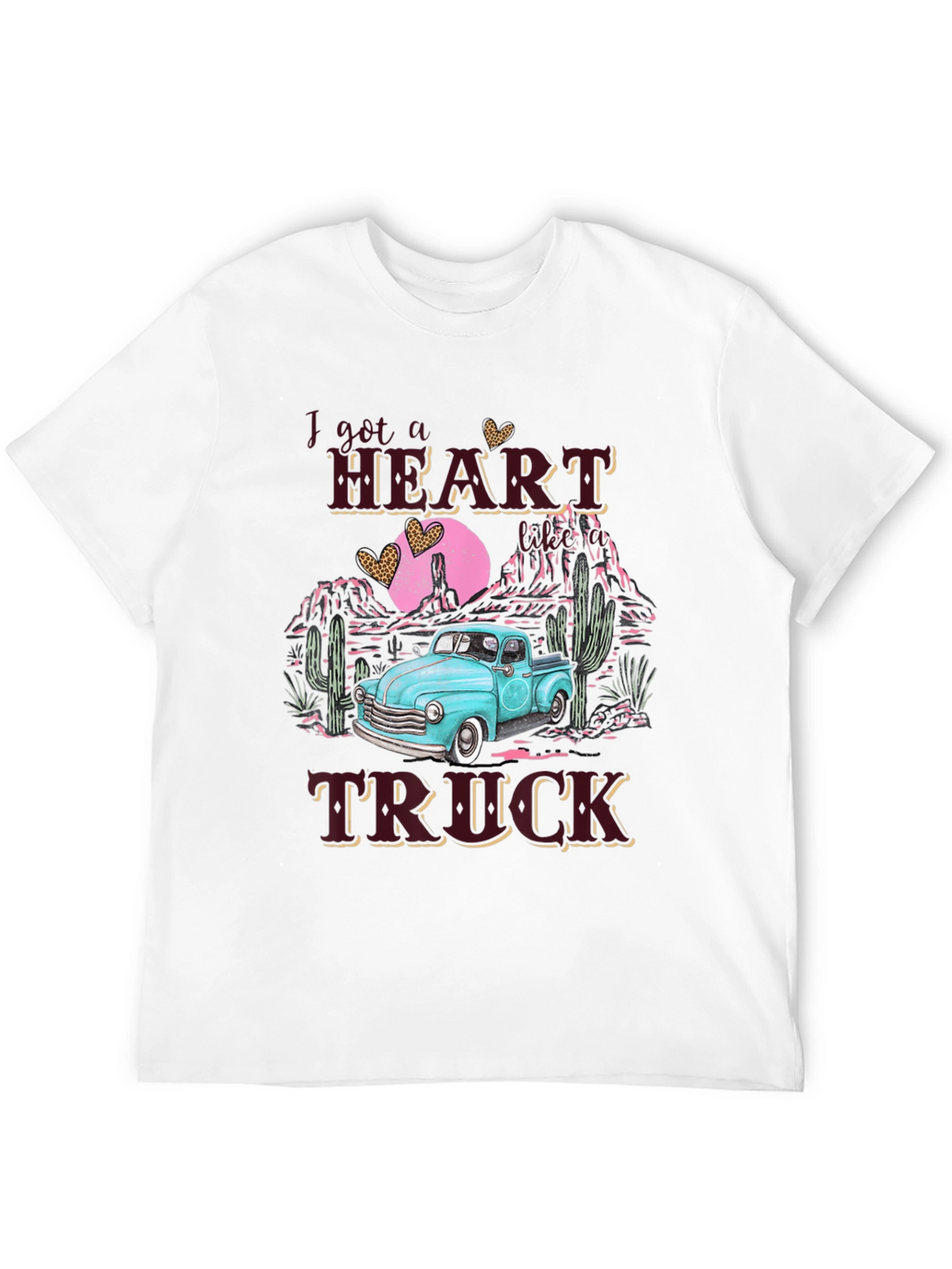 Heart Truck Graphic Tee - Western Style