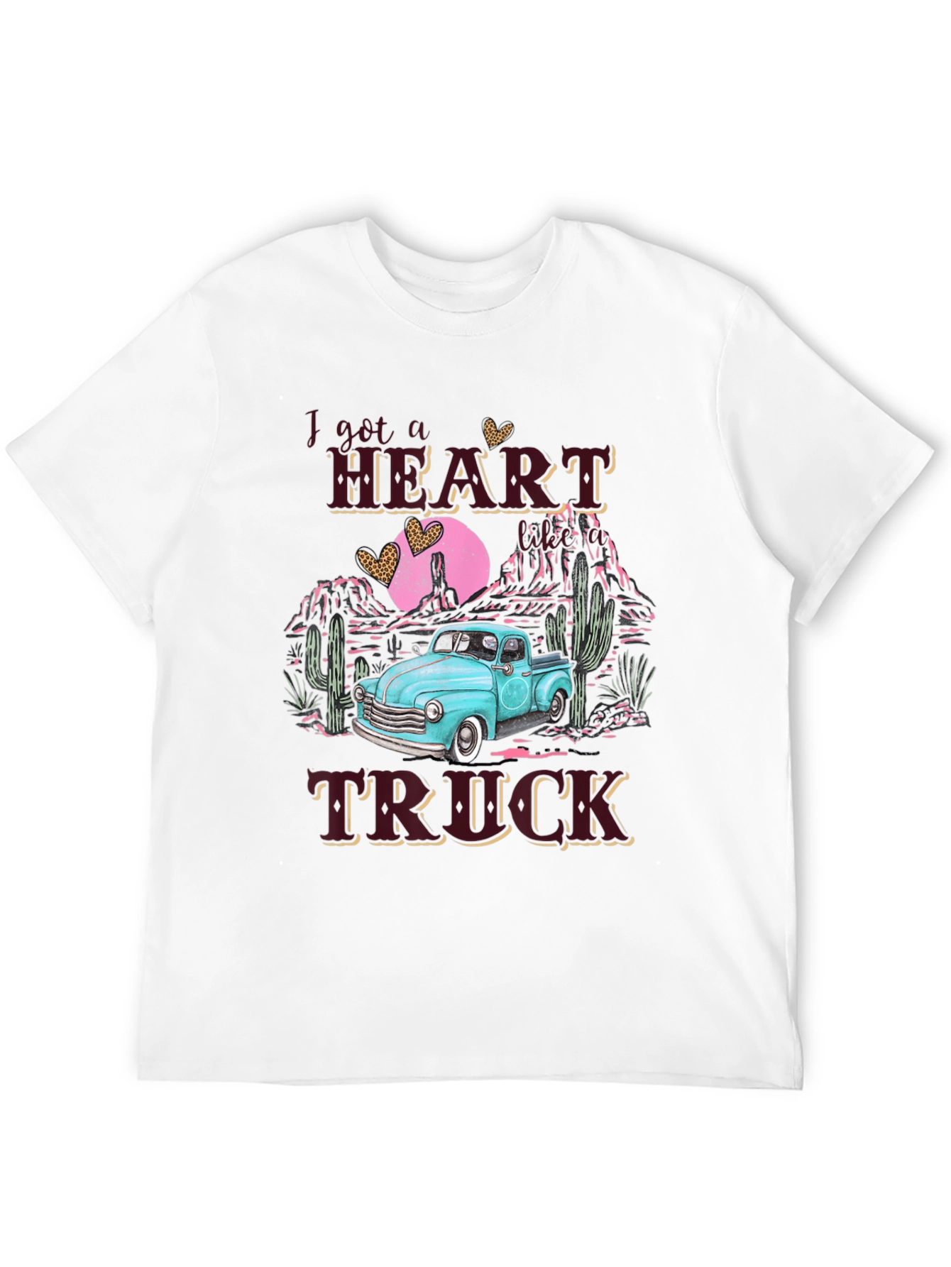 Heart Truck Graphic Tee - Western Style