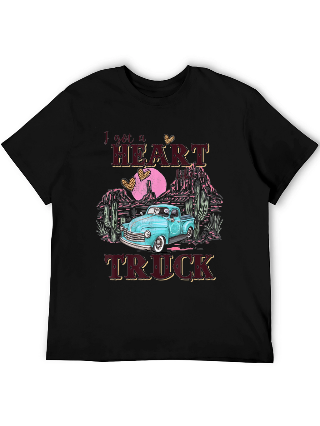 Heart Truck Graphic Tee - Western Style