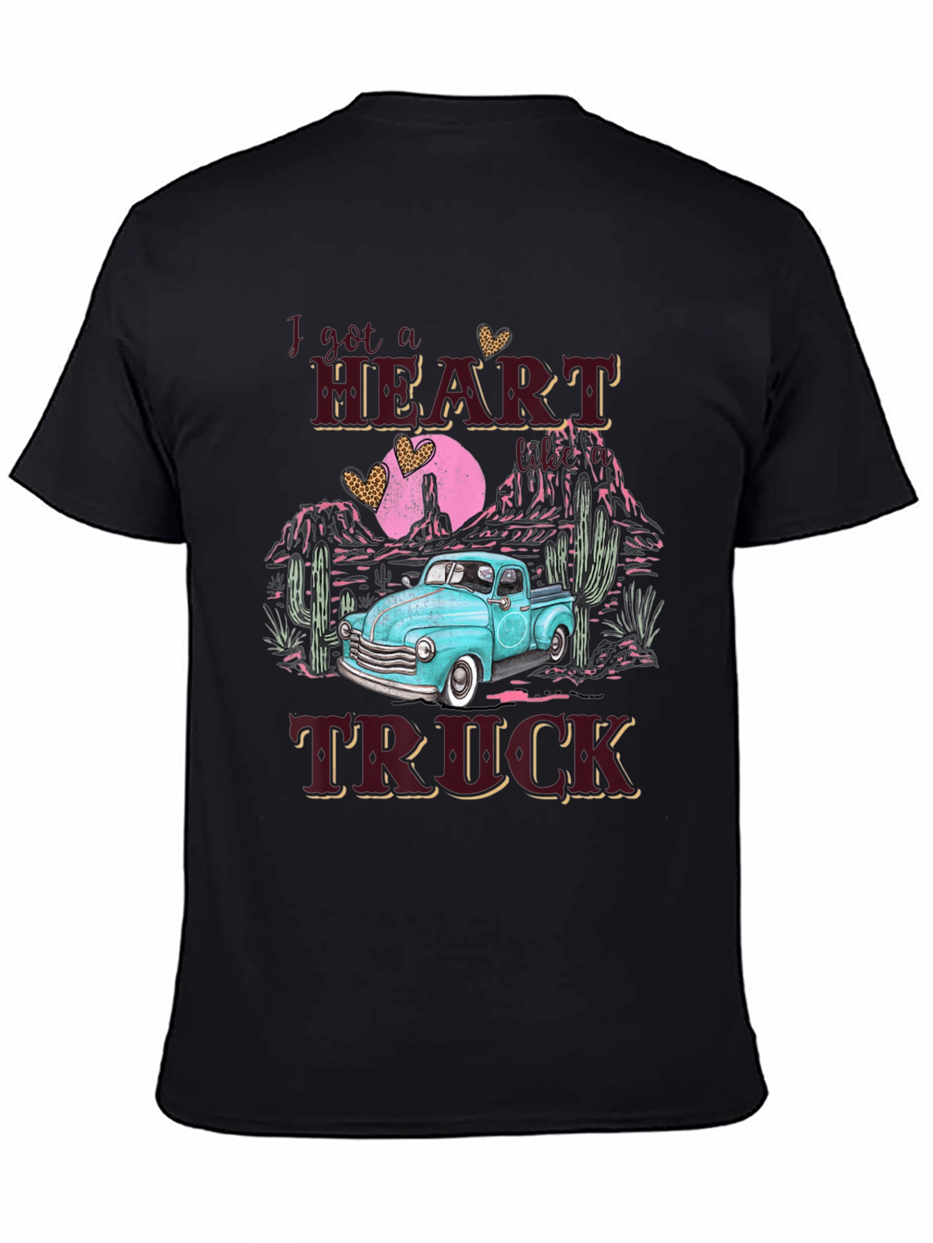 Heart Truck Graphic Tee - Western Style