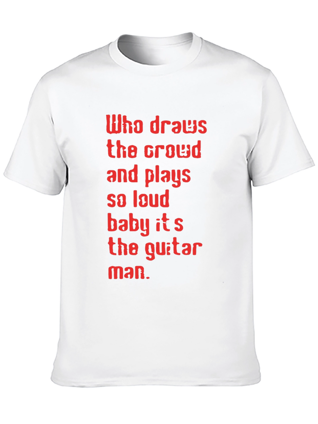 Guitar Man Graphic Tee - Black T-Shirt