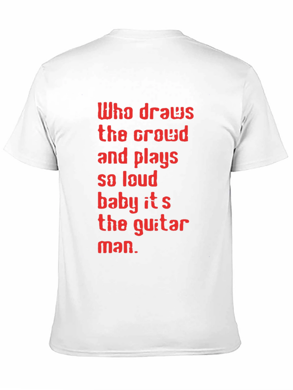 Guitar Man Graphic Tee - Black T-Shirt