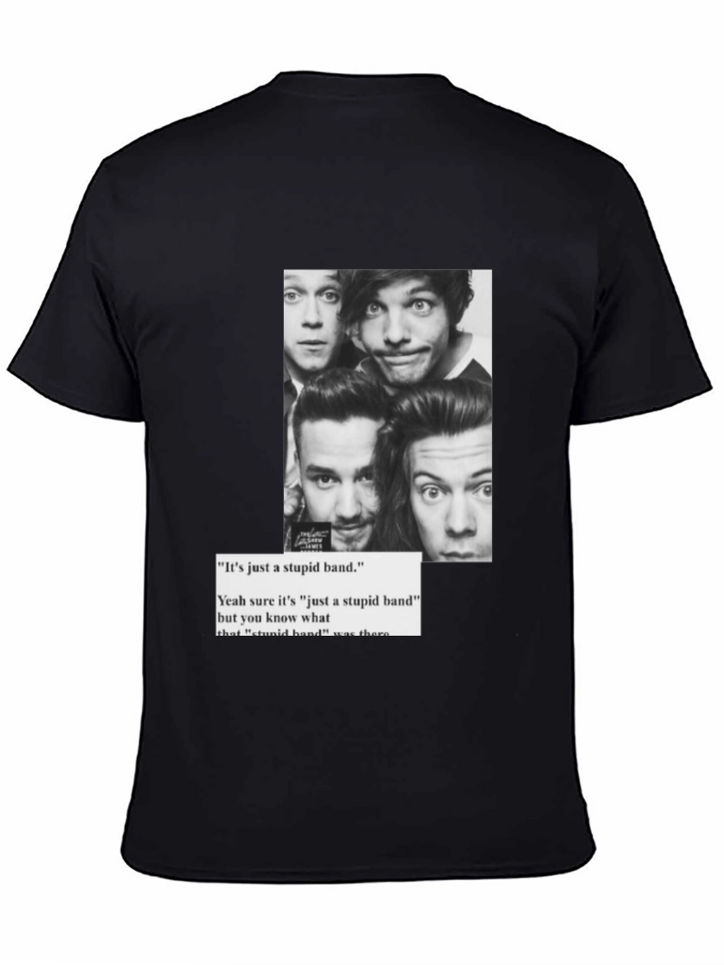 One Direction Graphic Tee Black