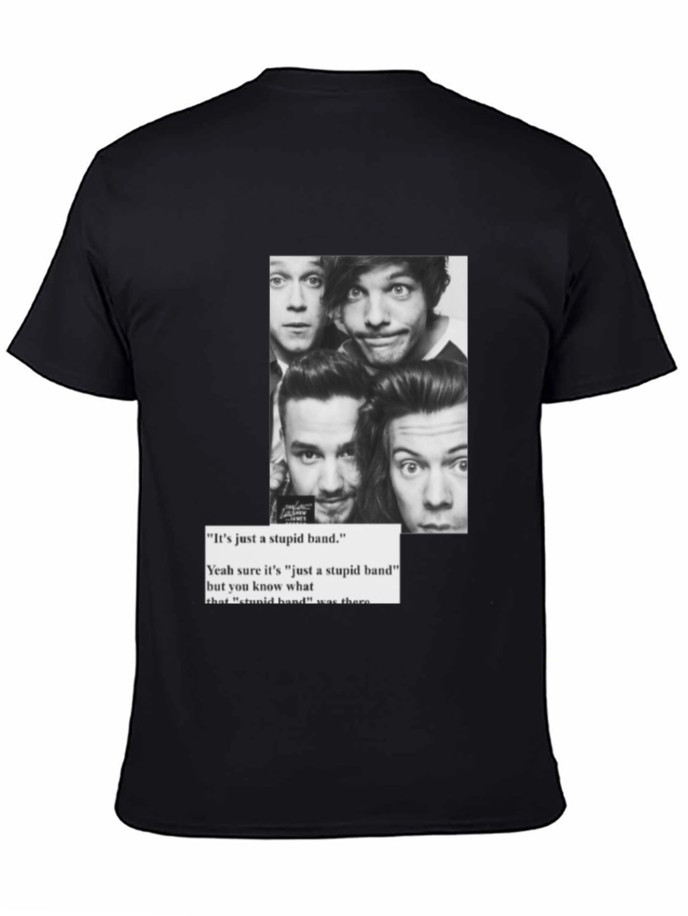 One Direction Graphic Tee Black
