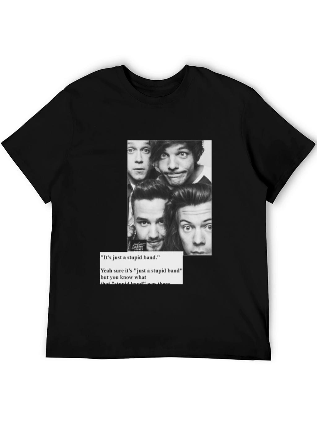 One Direction Graphic Tee Black