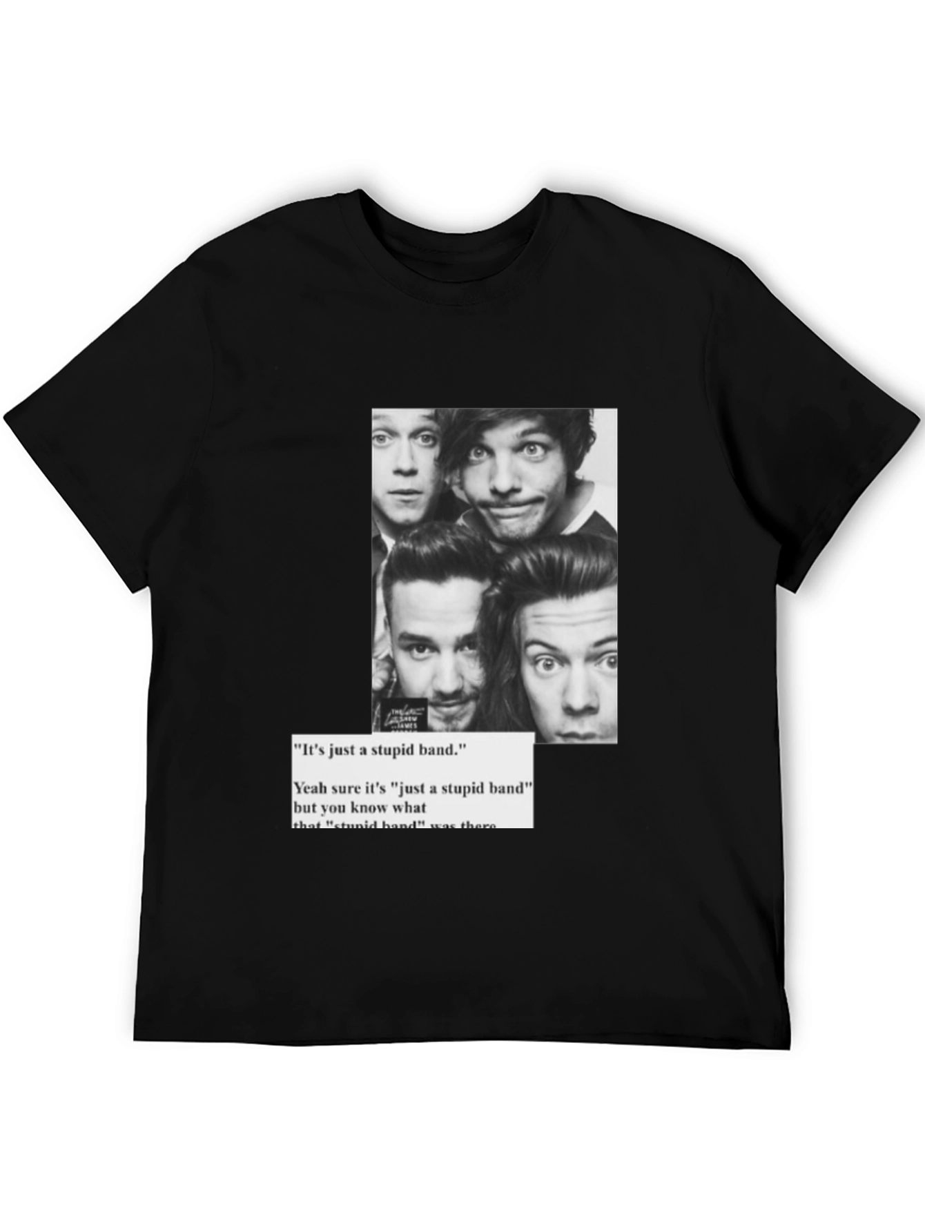 One Direction Graphic Tee Black