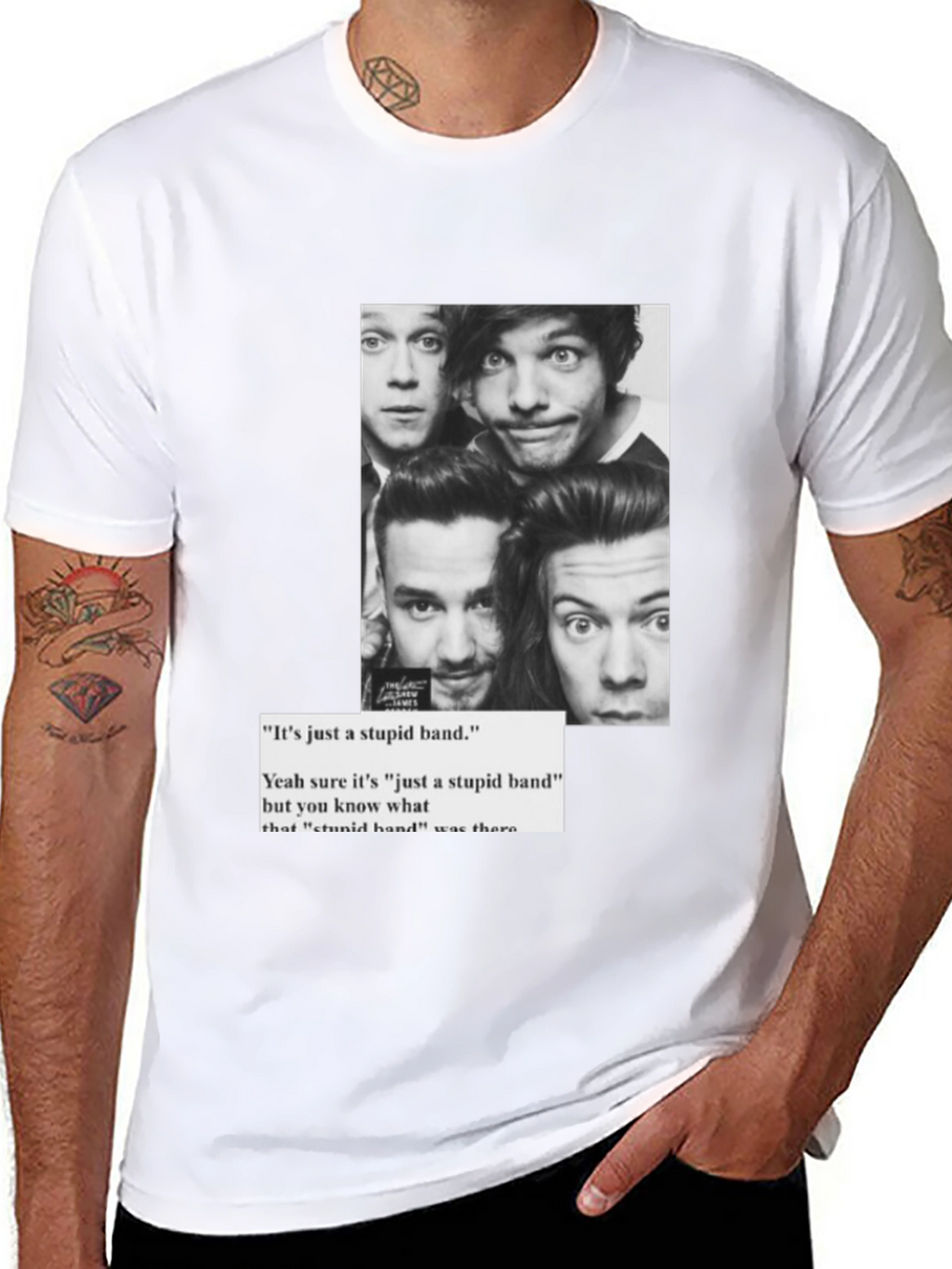 One Direction Graphic Tee Black