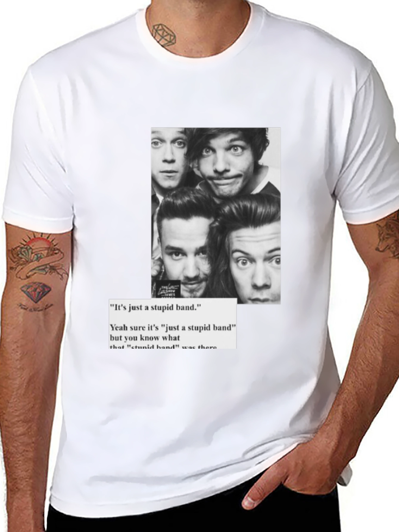 One Direction Graphic Tee Black