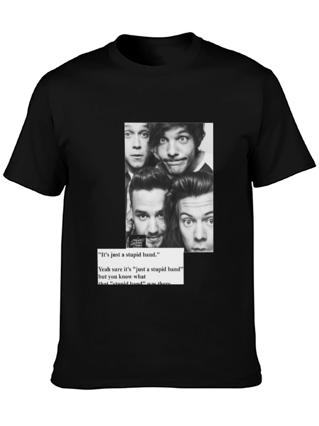 One Direction Graphic Tee Black