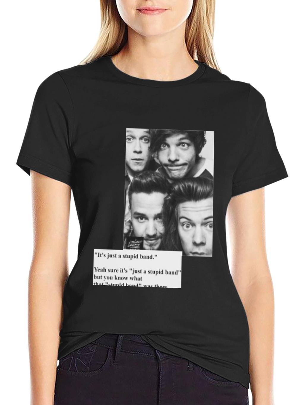 One Direction Graphic Tee Black