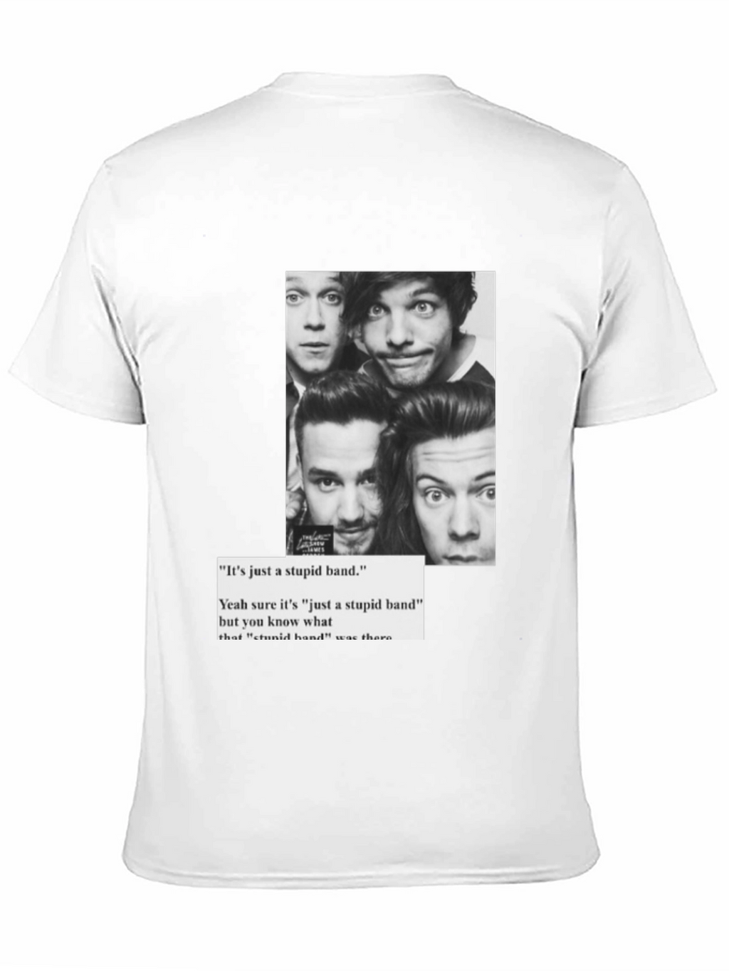 One Direction Graphic Tee Black