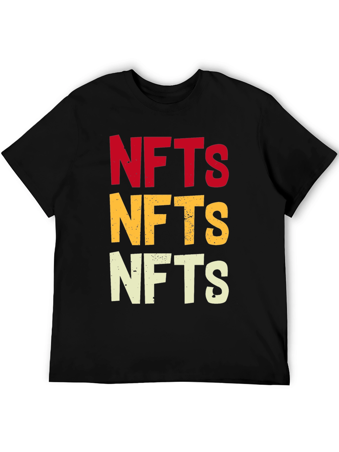 NFTs Graphic Tee | Black Cotton T-Shirt for Crypto Enthusiasts
