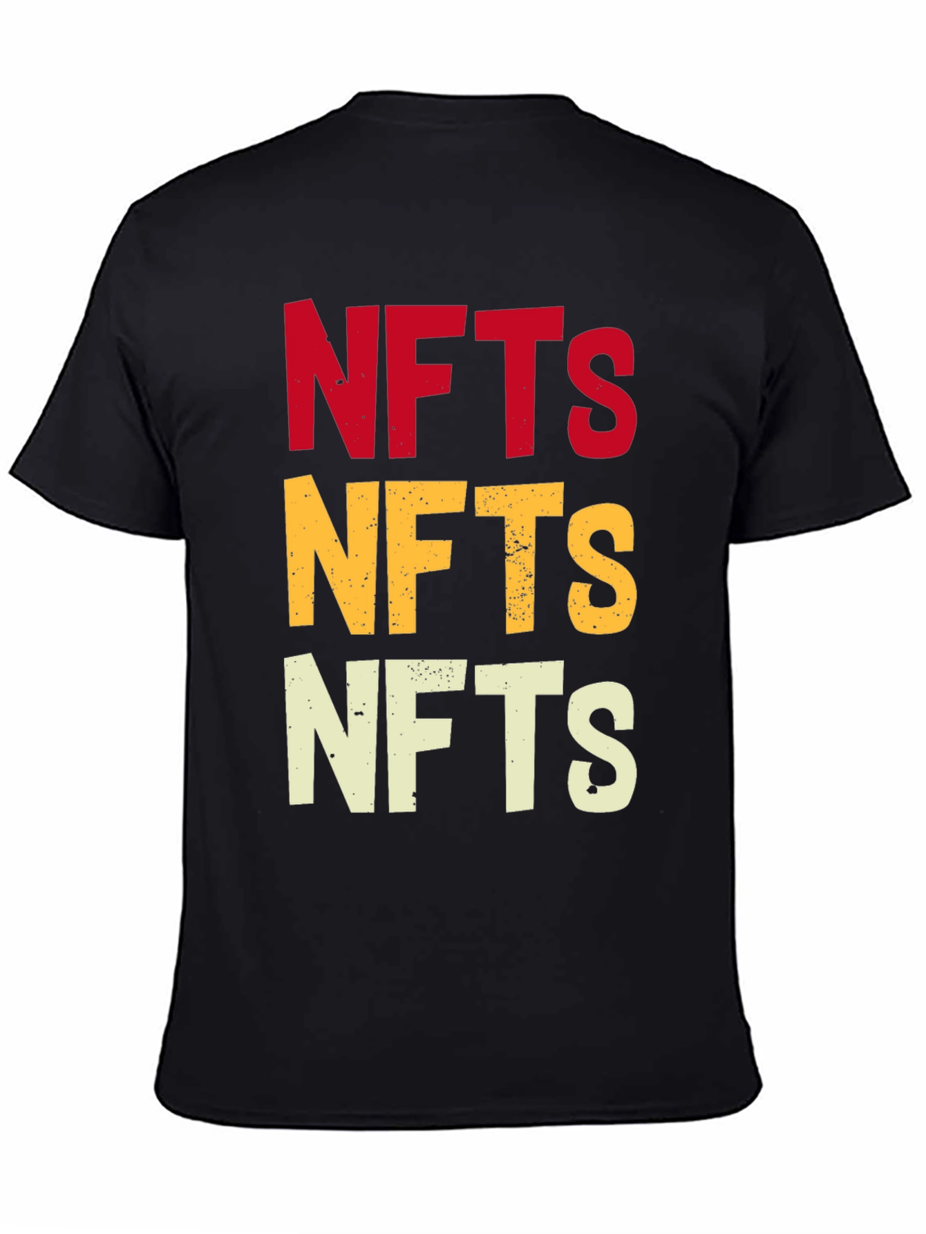 NFTs Graphic Tee | Black Cotton T-Shirt for Crypto Enthusiasts