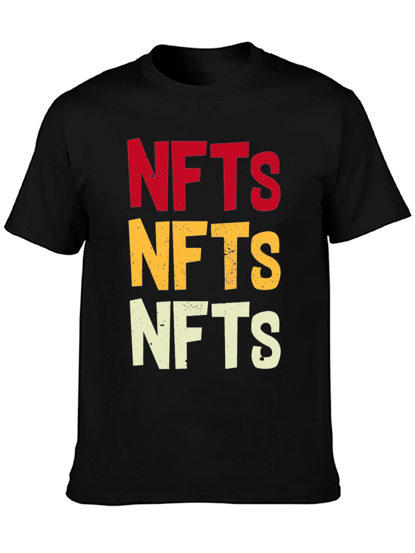 NFTs Graphic Tee | Black Cotton T-Shirt for Crypto Enthusiasts